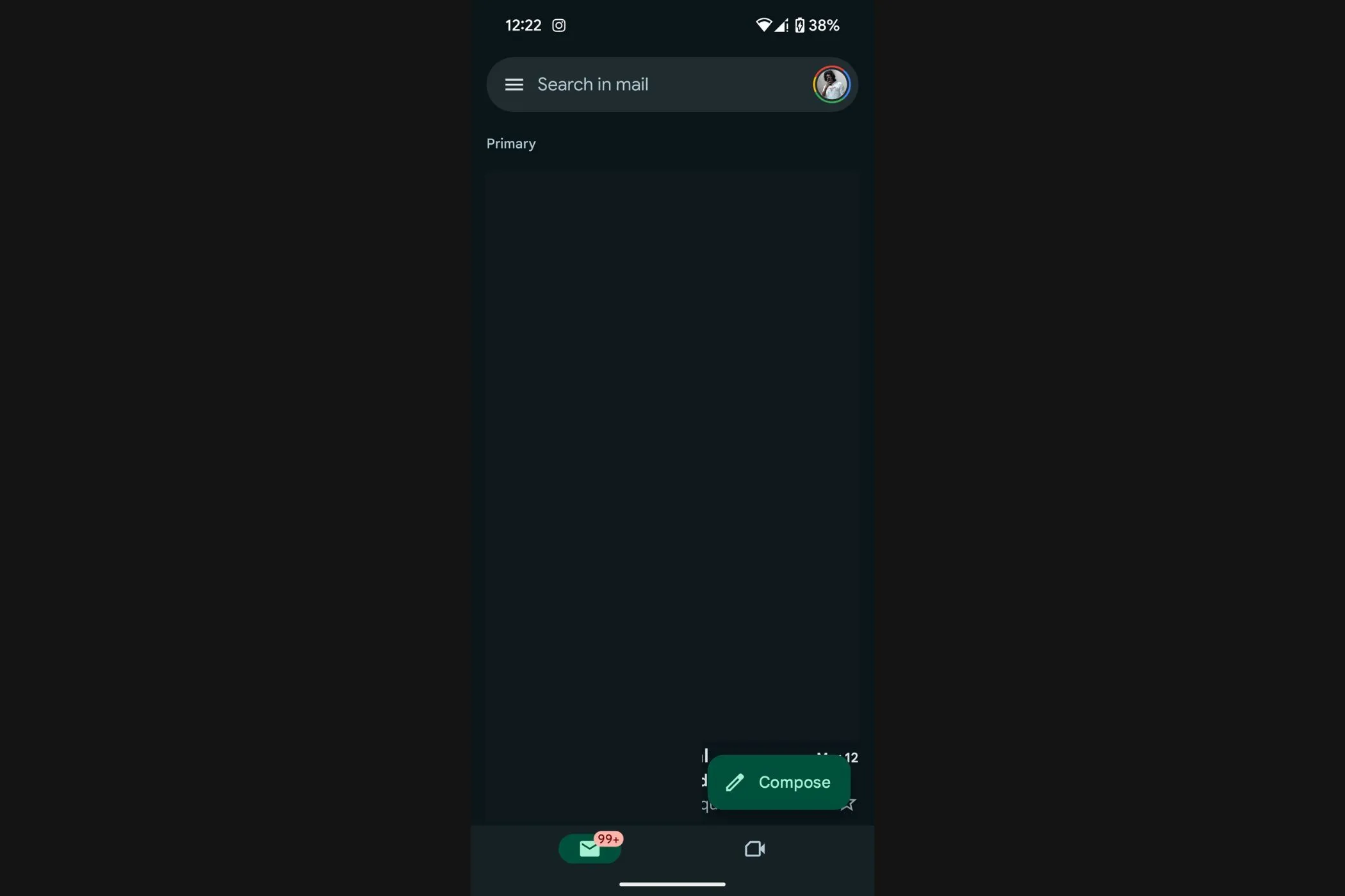 Biểu tượng soạn thư trong Gmail để bắt đầu email mới