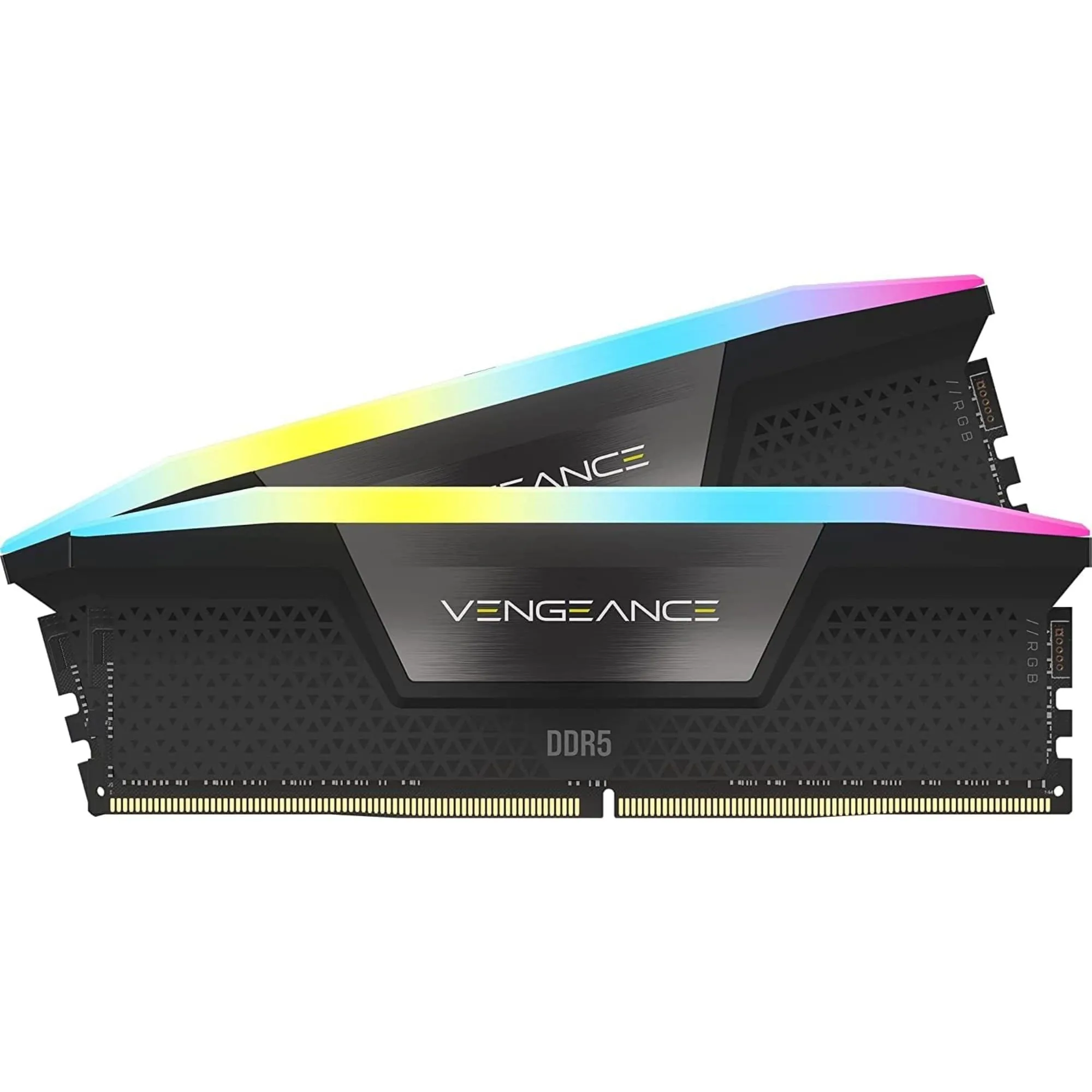 Bộ kit RAM CORSAIR VENGEANCE RGB DDR5 32GB với đèn LED RGB