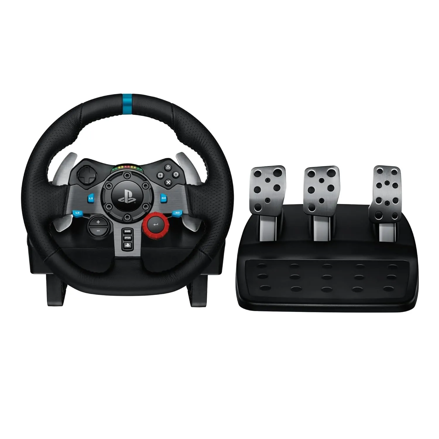 Bộ vô lăng Logitech G29 Driving Force và bàn đạp chân, sản phẩm được đánh giá cao cho sim racing.