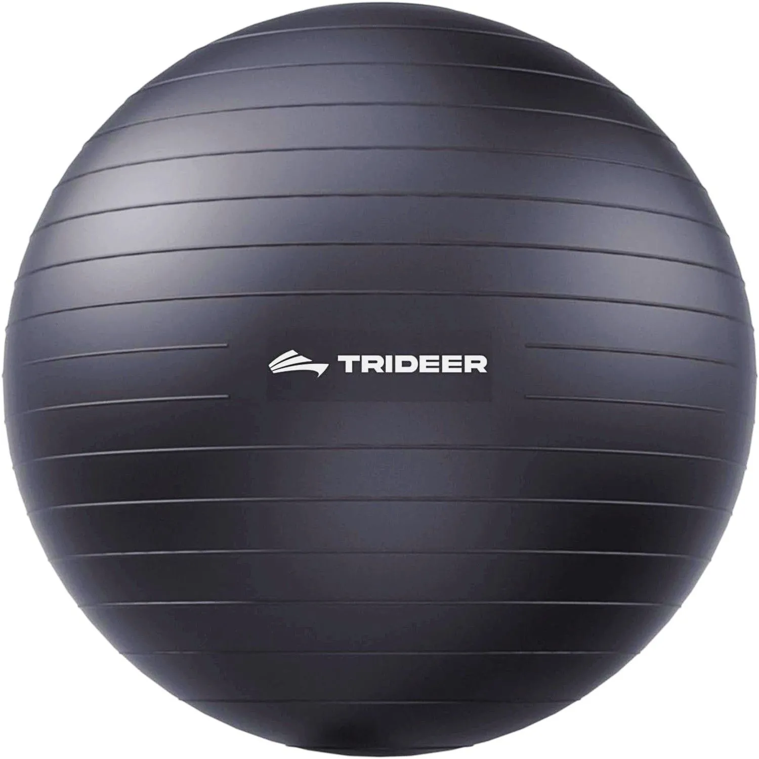 Bóng tập thể dục Trideer màu đen chống nổ, bề mặt chống trượt, phù hợp cho việc ngồi làm việc hoặc tập luyện tại nhà.