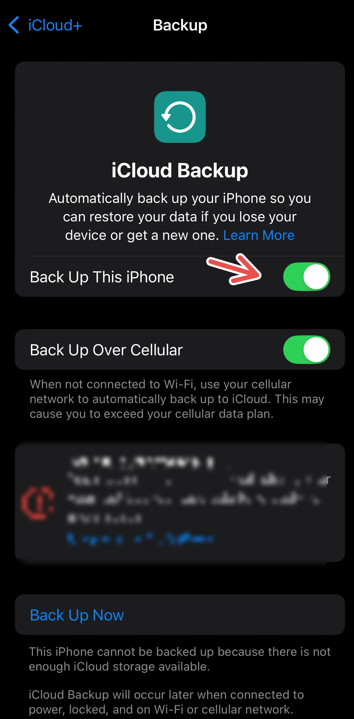 Cách bật tính năng sao lưu iCloud tự động cho iPhone
