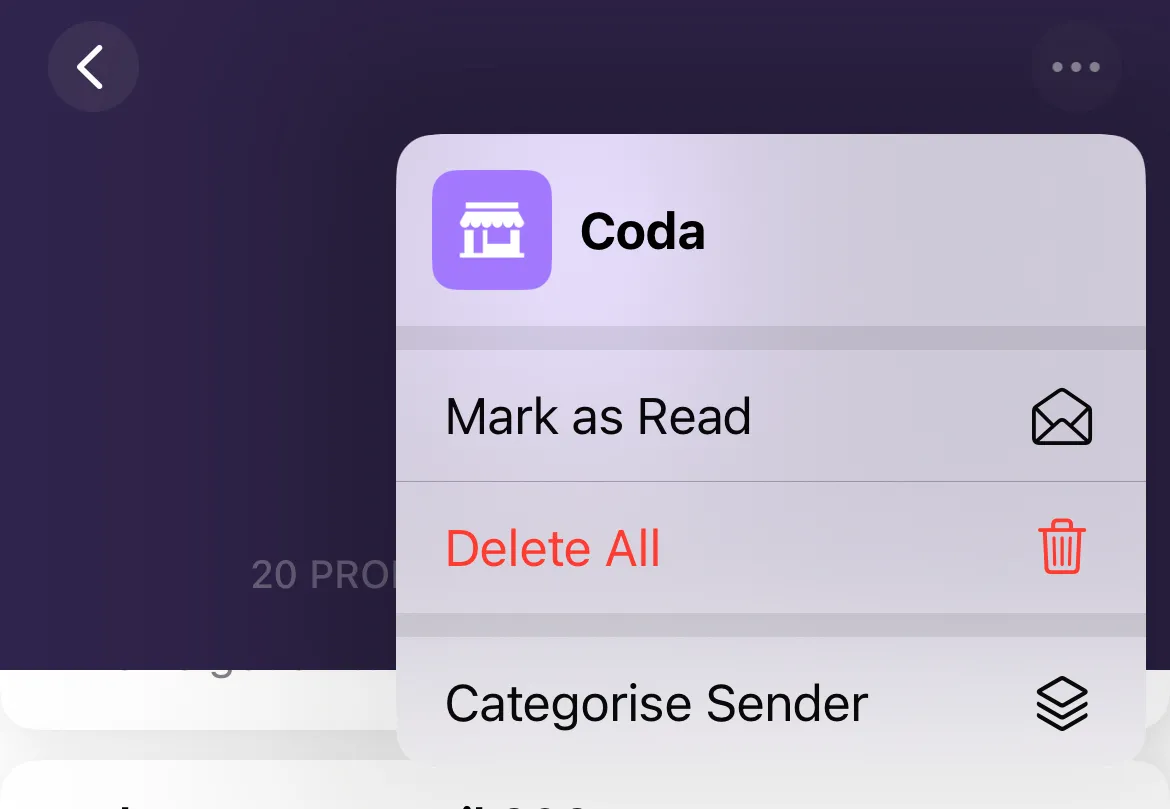 Cách phân loại lại người gửi email trong ứng dụng Apple Mail trên iPhone