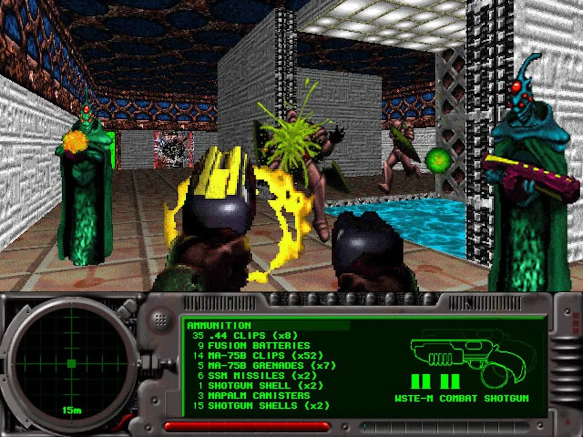 Cảnh hành động kịch tính từ series game bắn súng Marathon