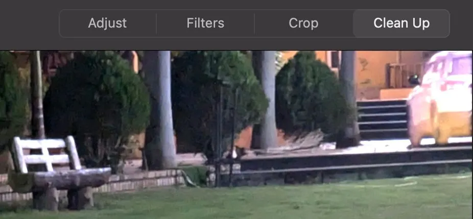 Công cụ Clean Up trong ứng dụng Photos tự động làm nổi bật vật thể để xóa