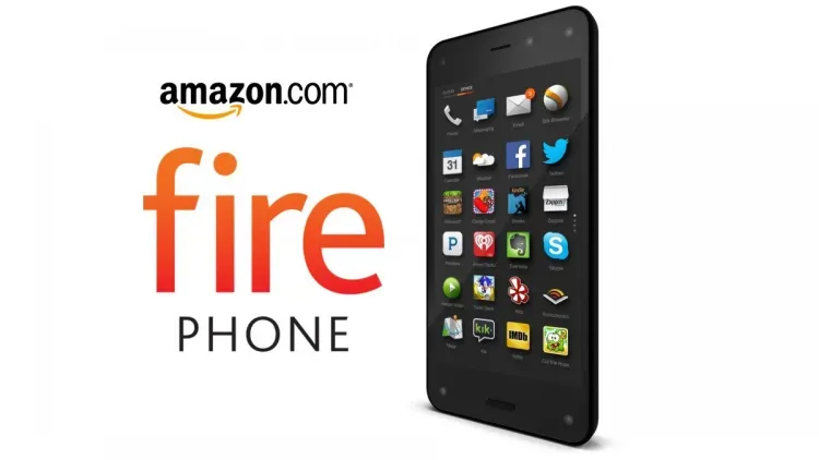 Điện thoại Amazon Fire Phone với giao diện Dynamic Perspective hiển thị hiệu ứng 3D giả lập