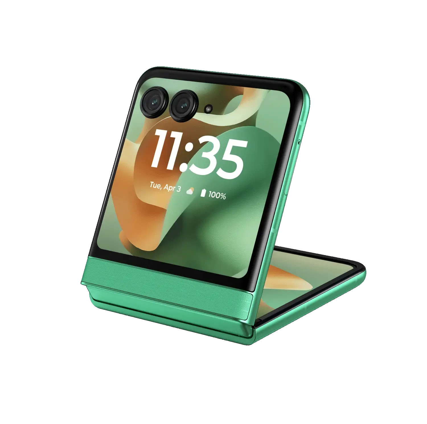 Điện thoại Motorola Razr 2025, ví dụ về thiết bị gập vỏ sò hữu ích để viết không xao nhãng