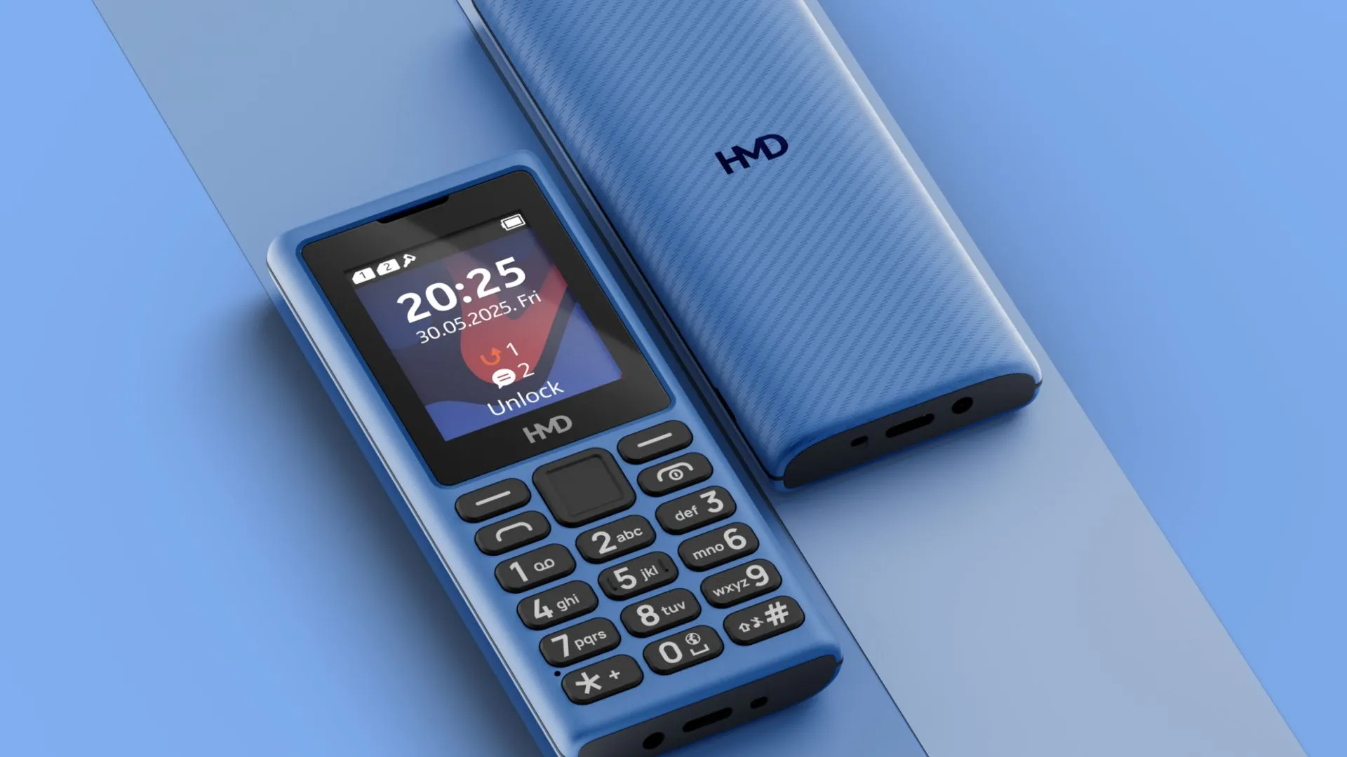 Điện thoại phổ thông HMD 101 4G với thiết kế cổ điển