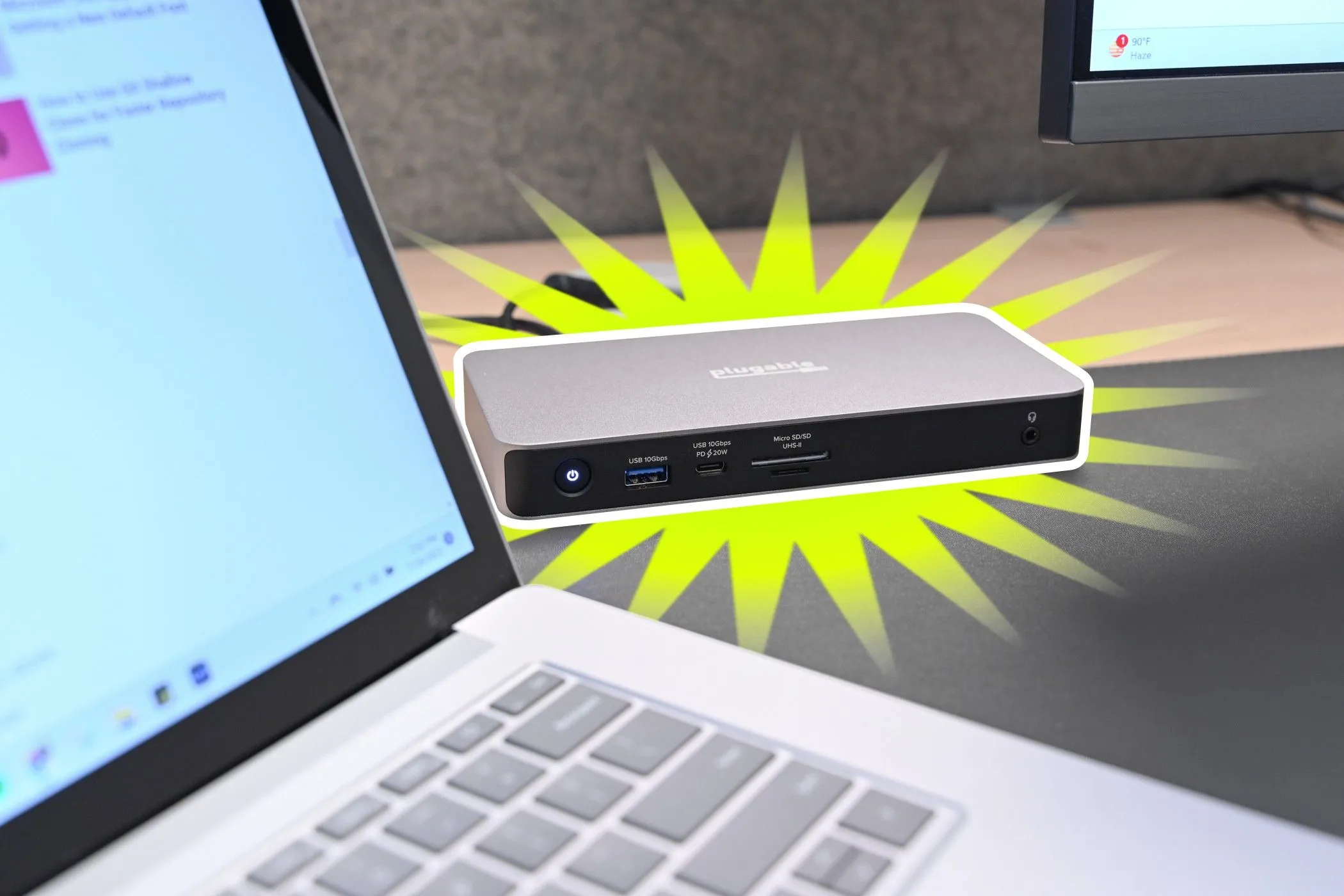Docking Station Plugable USB4 Dual HDMI kết nối MacBook và màn hình
