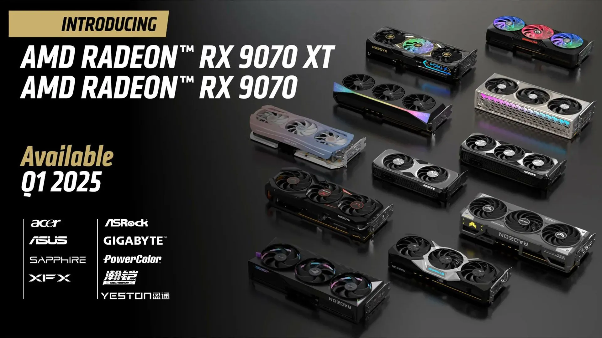 Dòng sản phẩm card đồ họa AMD RX 9000 Series (RDNA 4) sắp ra mắt