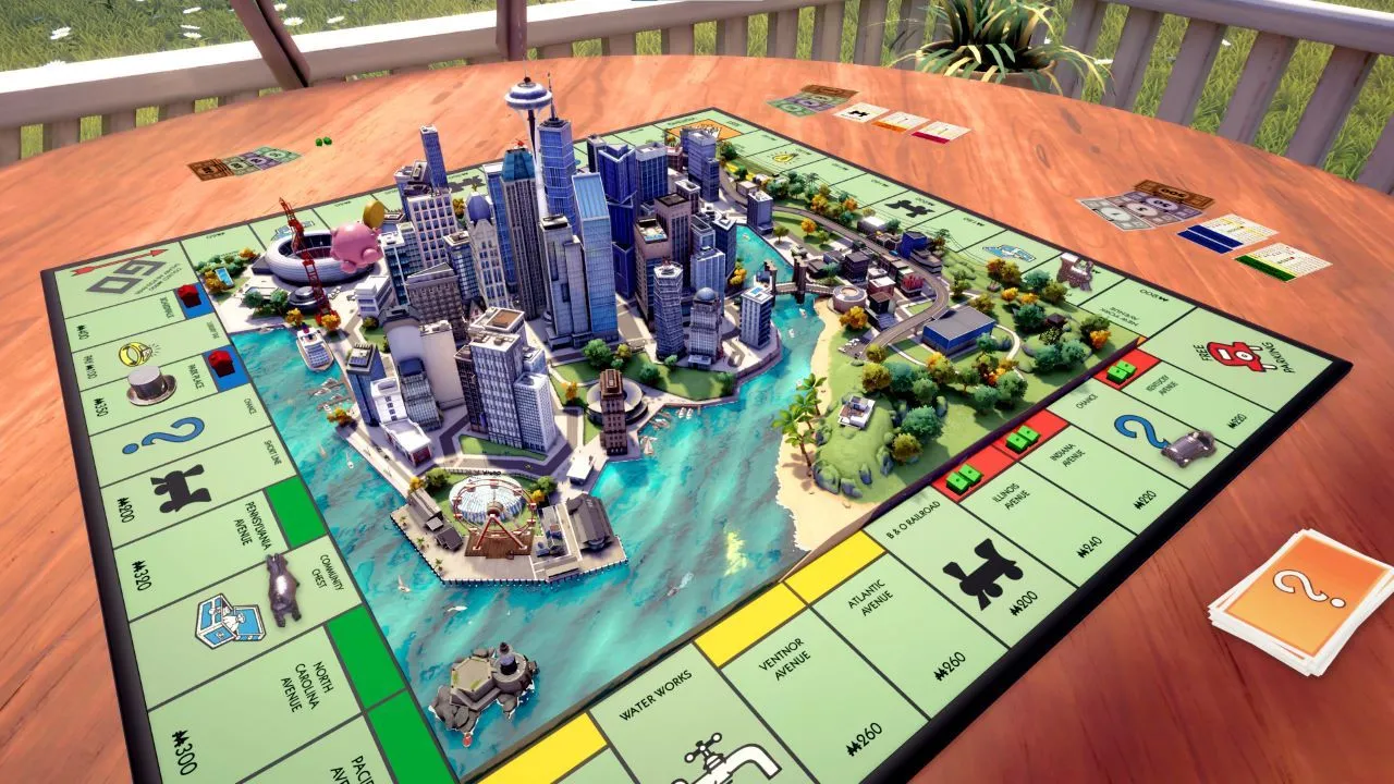 Game Monopoly dành cho hệ máy Switch với đồ họa và giao diện hiện đại