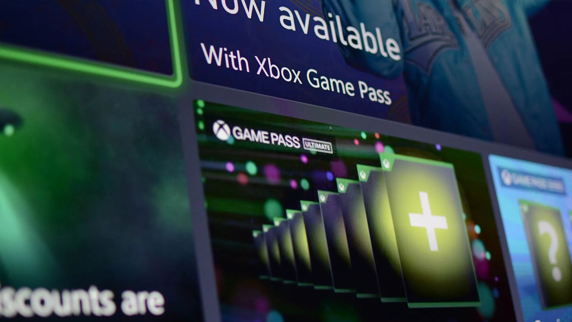 Giao diện người dùng Xbox hiển thị tùy chọn Xbox Game Pass, một lựa chọn tiết kiệm cho game thủ.