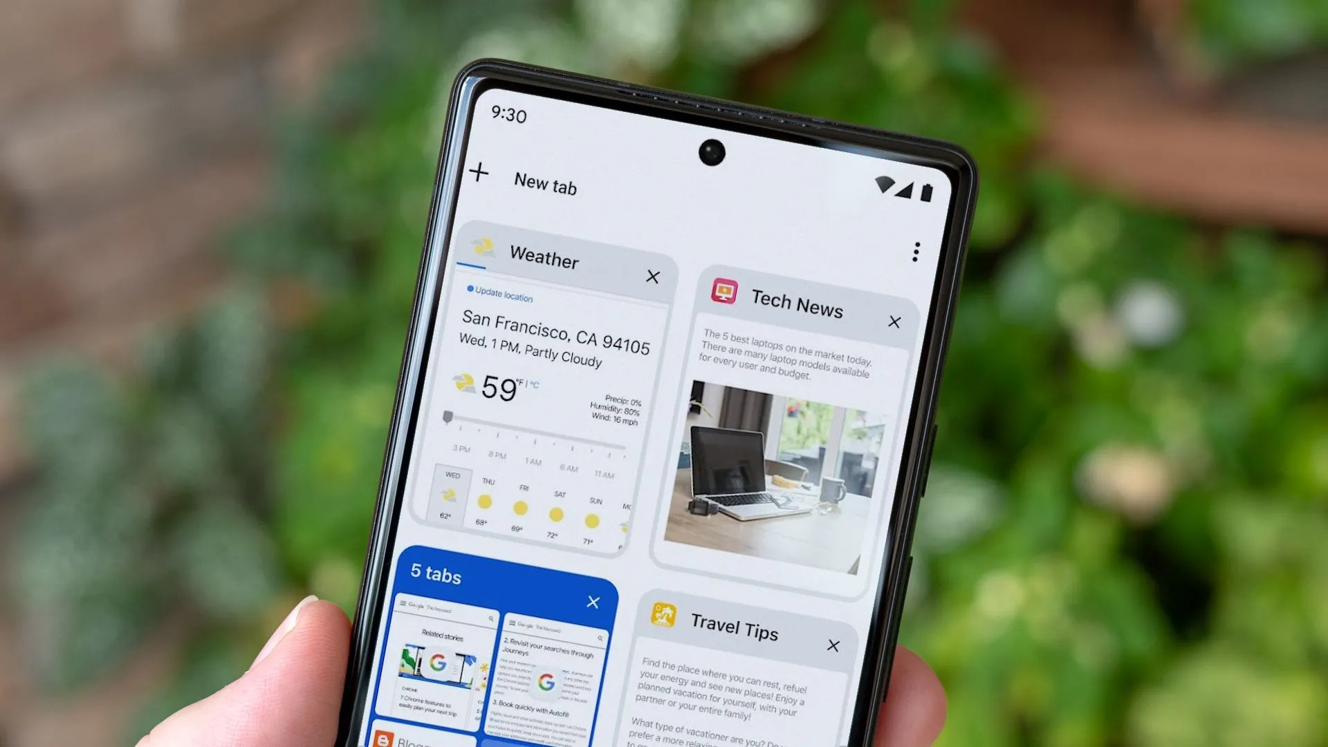 Giao diện trình duyệt Chrome trên điện thoại Android, minh họa các tab đang mở.