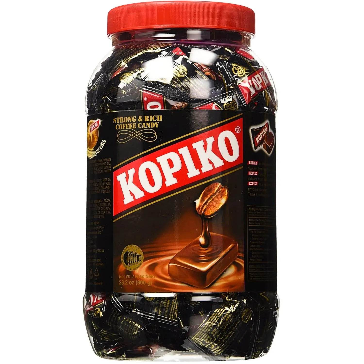 Gói kẹo cà phê Kopiko trên nền trắng, một lựa chọn tuyệt vời để thay thế cà phê khi cần tăng cường tỉnh táo.