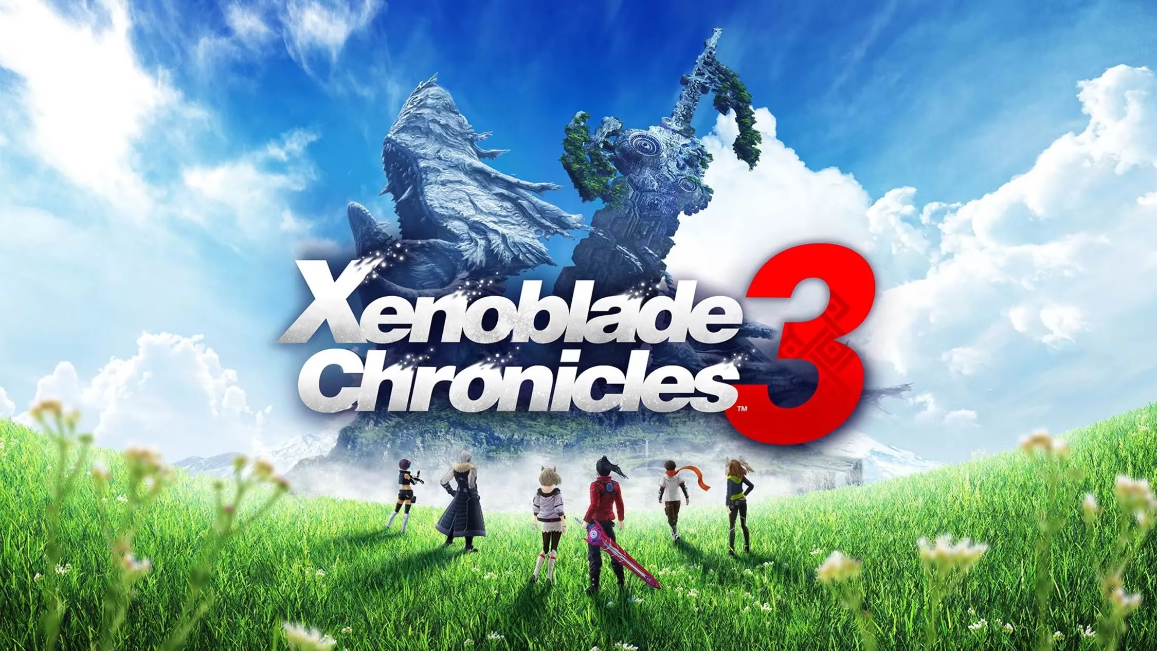 Hình ảnh quảng bá cho Xenoblade Chronicles 3, một tựa game JRPG nổi bật trên Nintendo Switch
