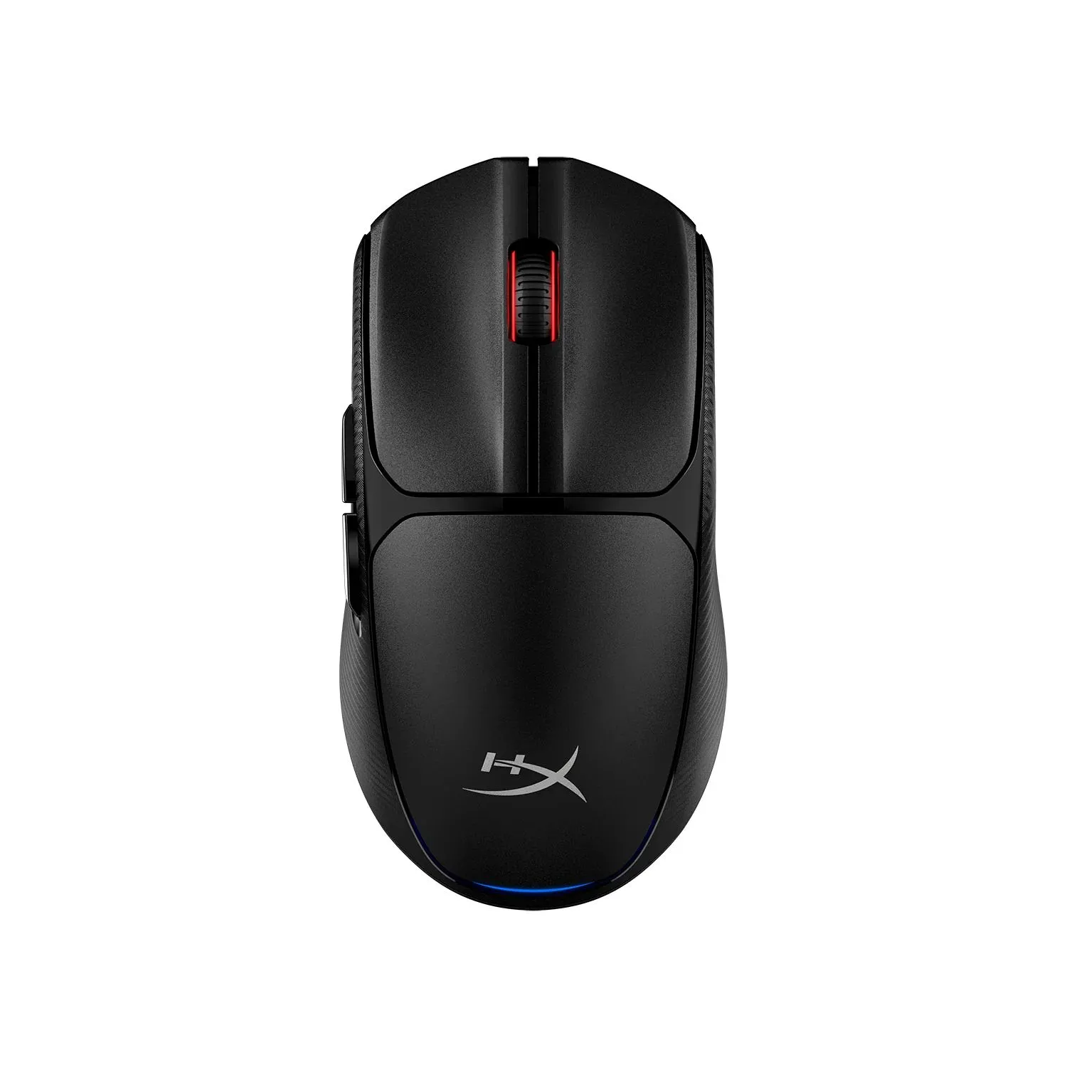 Hình ảnh tổng quan về chuột HyperX Pulsefire Fuse, nhấn mạnh thương hiệu và đặc tính không dây
