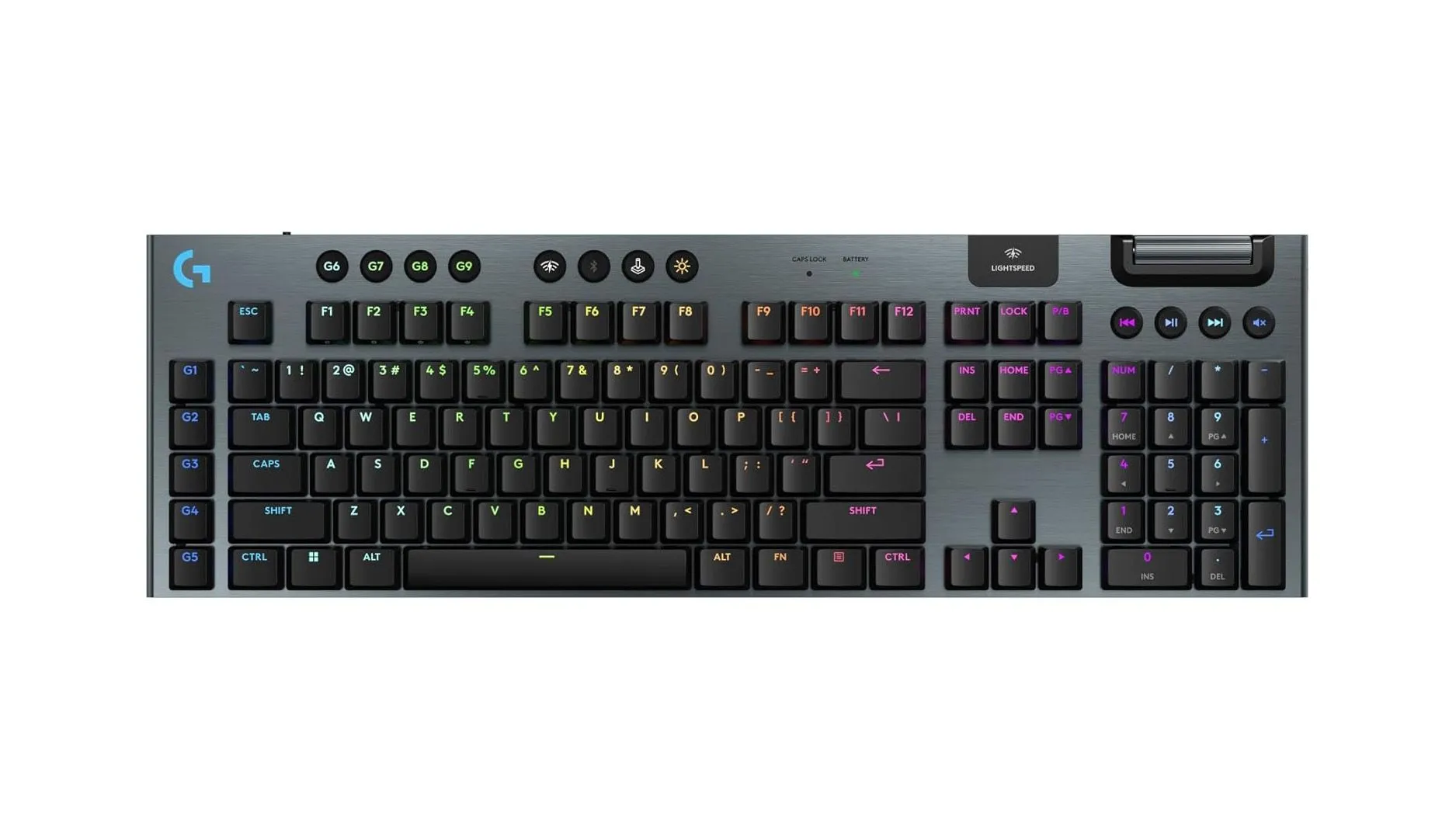 Hình ảnh tổng thể bàn phím cơ không dây Logitech G915 X Lightspeed