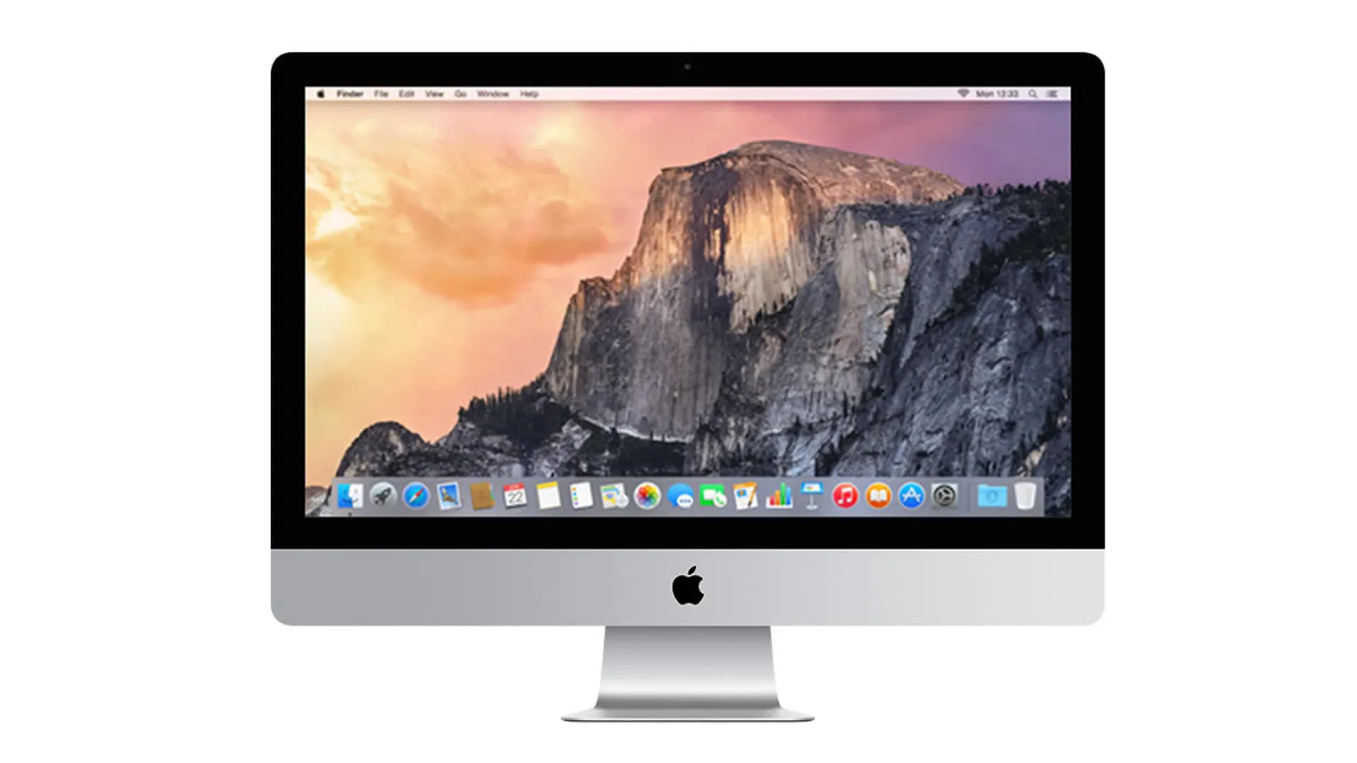 iMac Retina 5K cuối năm 2014 màu bạc với màn hình hiển thị sống động
