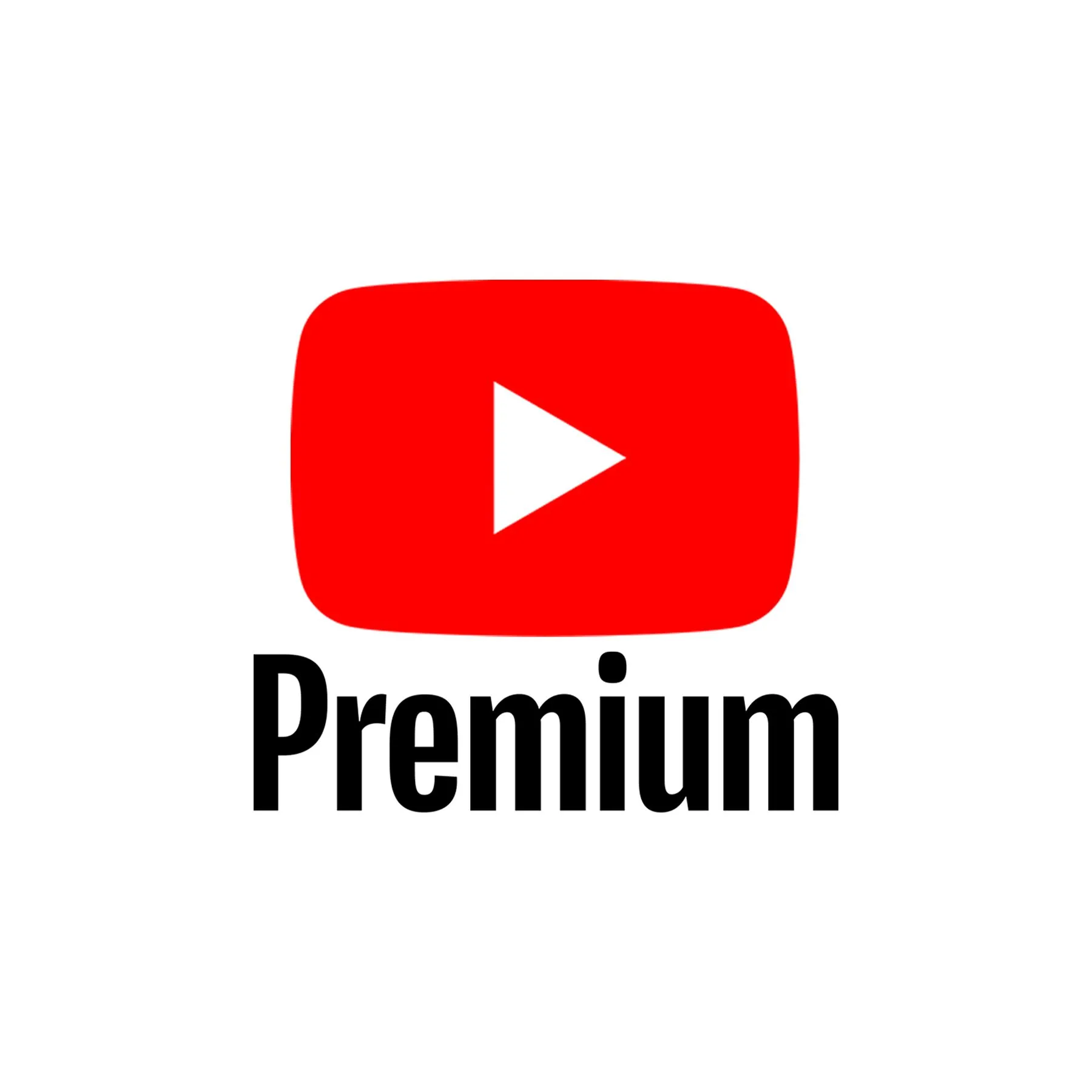Logo YouTube Premium trên nền tối