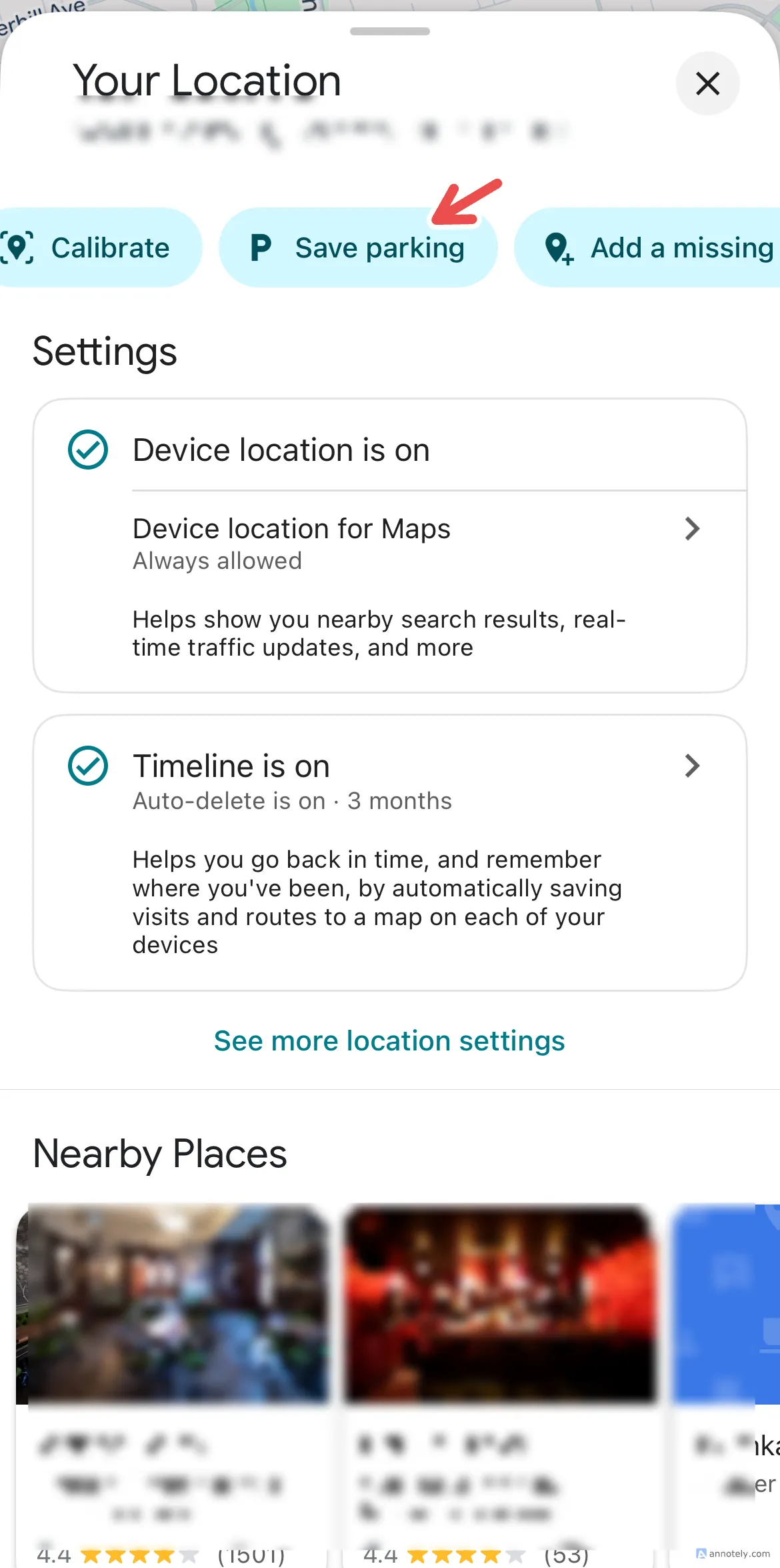 Lưu vị trí đỗ xe của bạn trên Google Maps để tìm lại dễ dàng