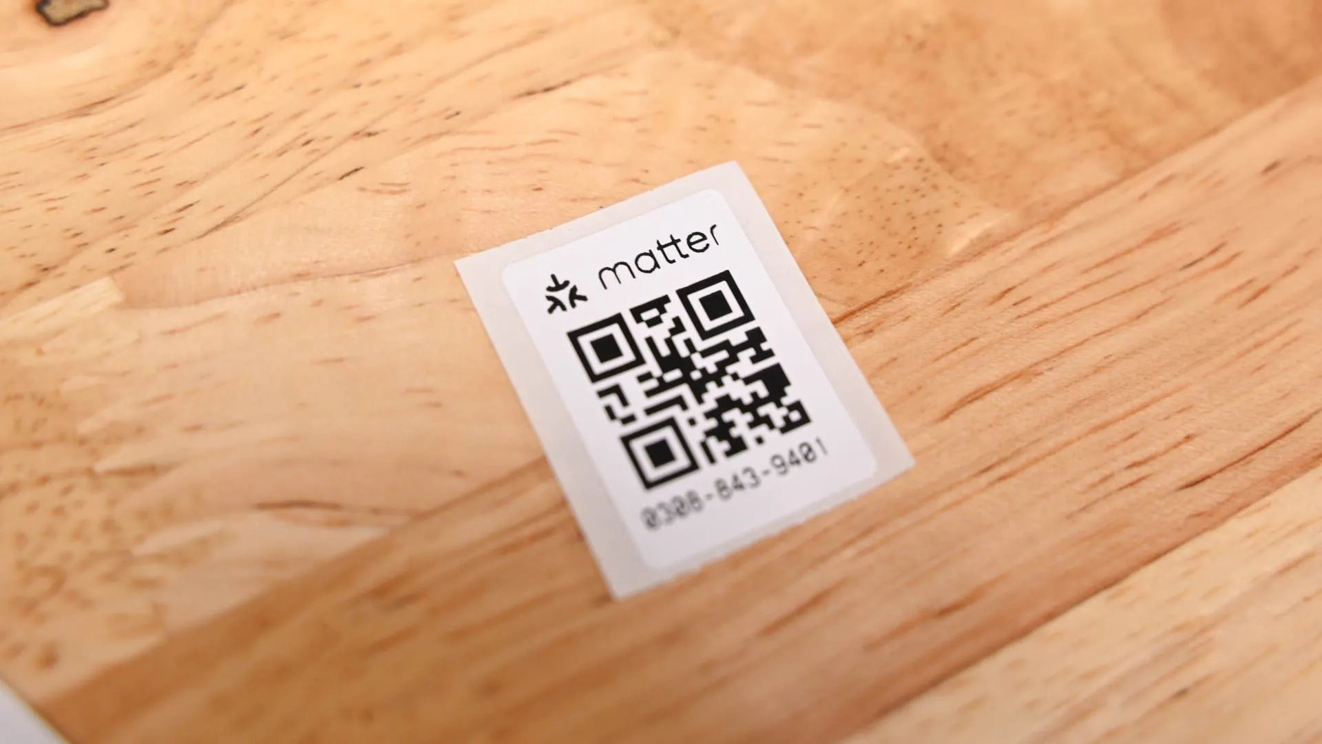Mã QR chuẩn Matter để thiết lập công tắc đèn thông minh Tapo Smart WiFi Light Switch, cho thấy sự phổ biến của mã QR.