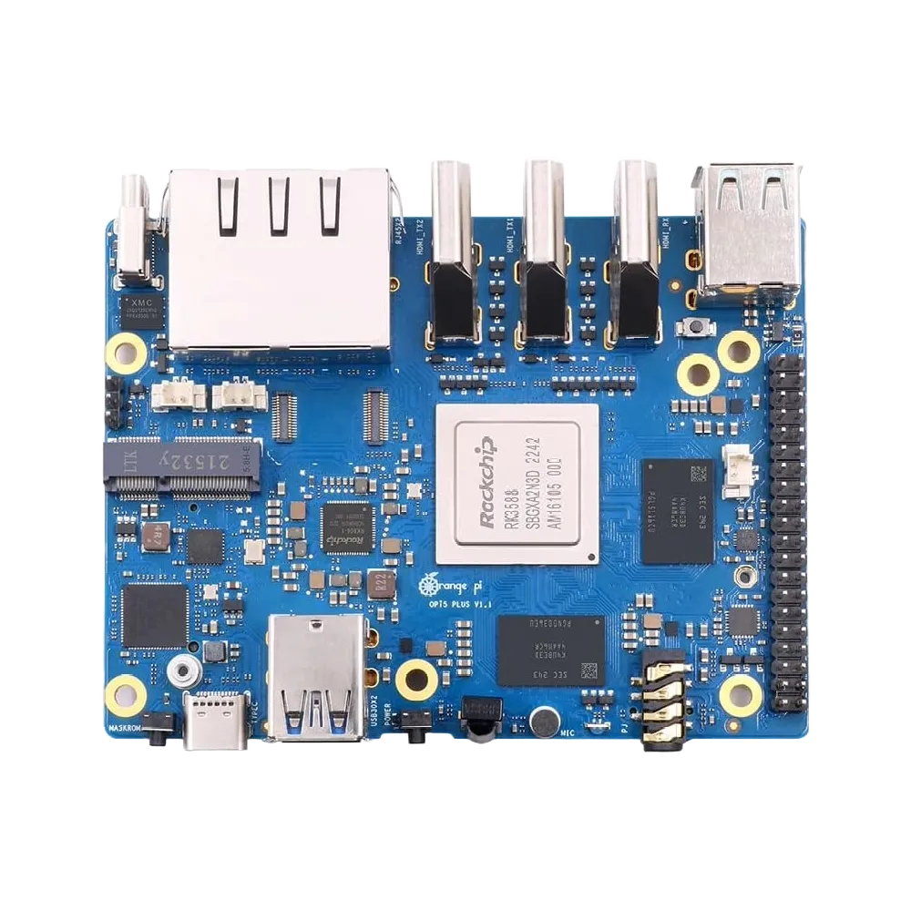 Mặt trên của bo mạch Orange Pi 5 Plus