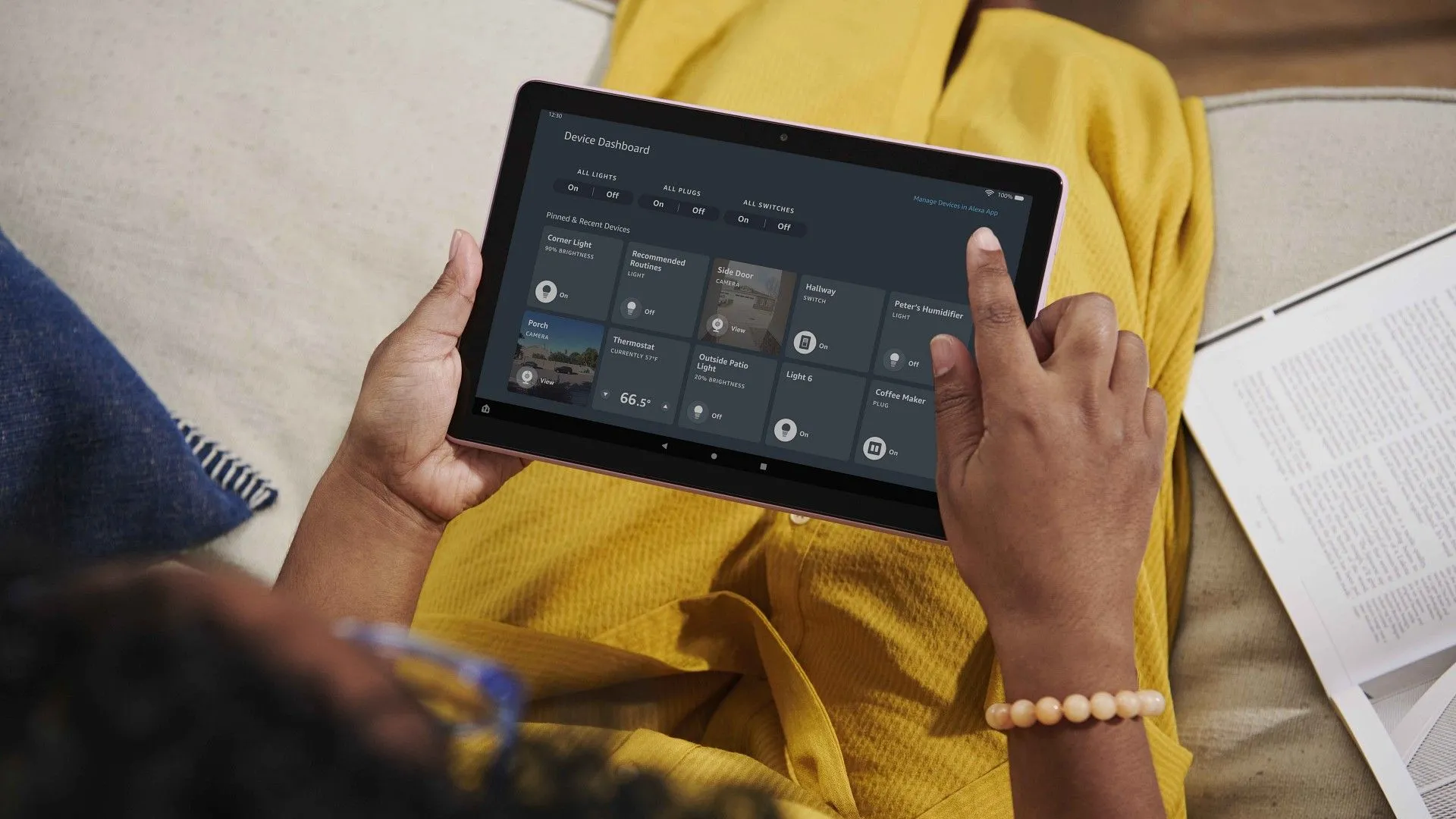 Máy tính bảng Amazon Fire HD 10 (phiên bản 2023) màu đen