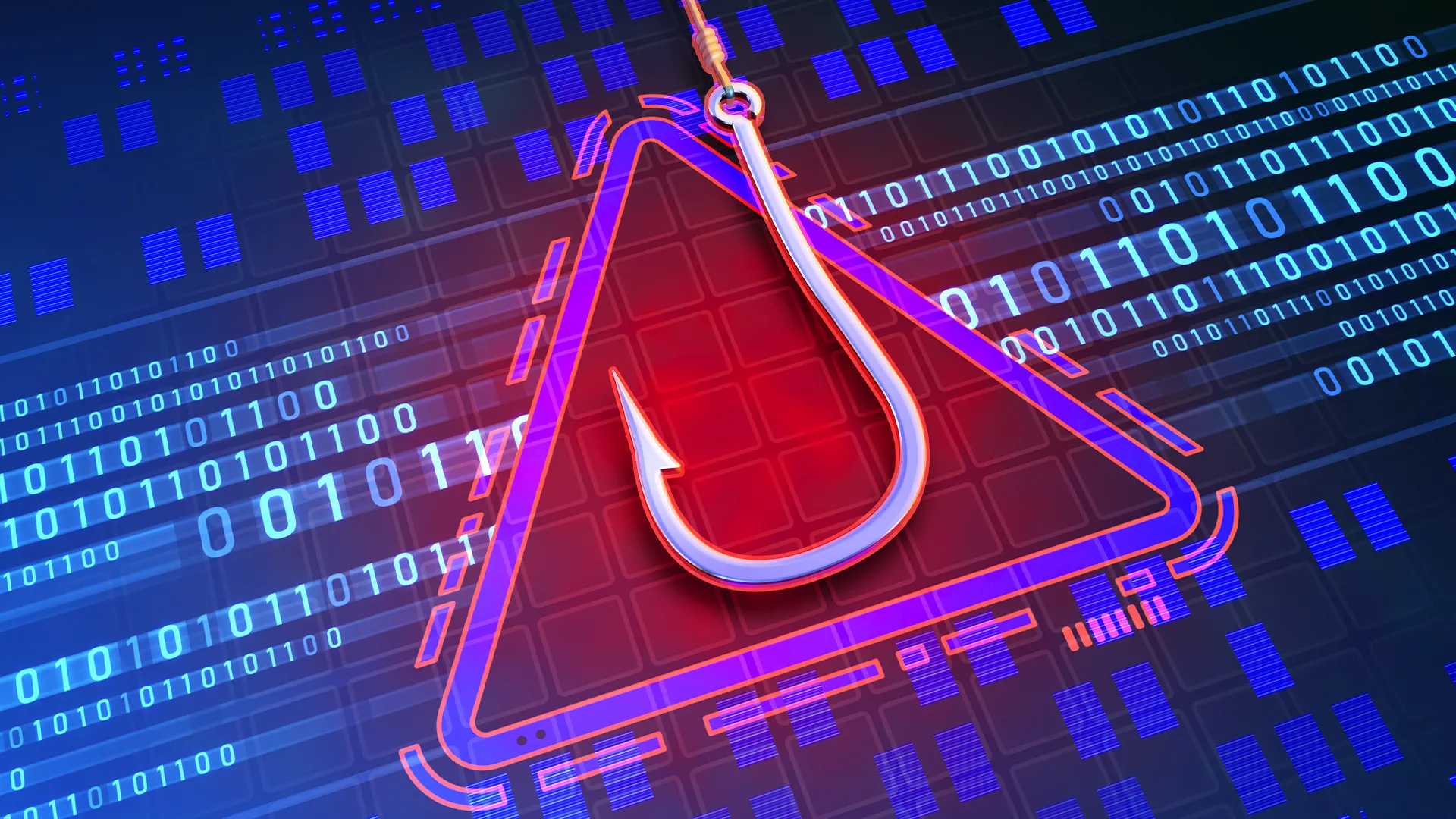 Móc câu tượng trưng cho chiêu lừa đảo phishing nhằm đánh cắp dữ liệu cá nhân