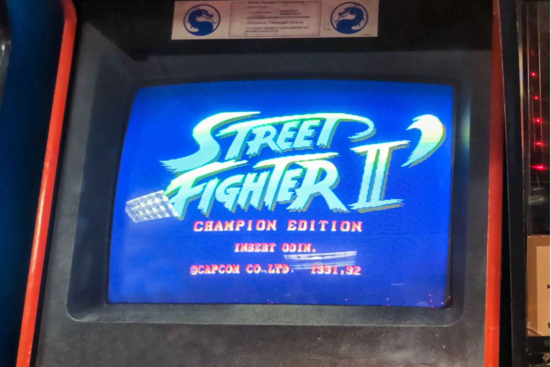 Một chiếc máy arcade Street Fighter II Champion Edition, biểu tượng của dòng game đối kháng huyền thoại