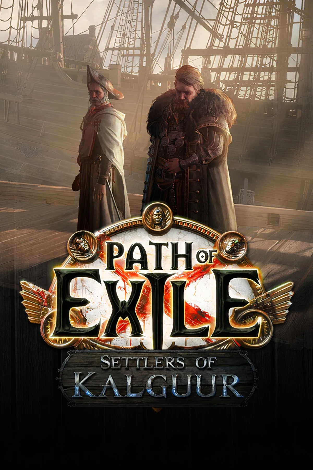 Nhân vật chiến đấu với quái vật trong thế giới đen tối của Path of Exile