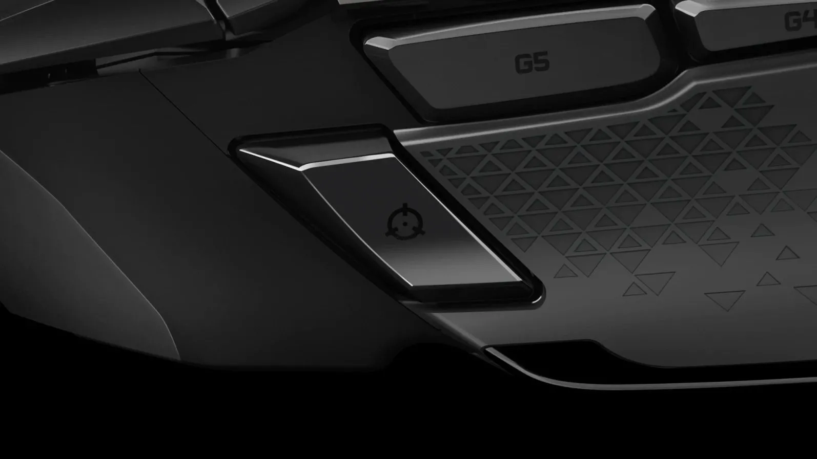 Nút chuyển đổi DPI (DPI Shift) trên chuột gaming Logitech G502 Hero, giúp thay đổi nhanh các mức DPI đã cài đặt.