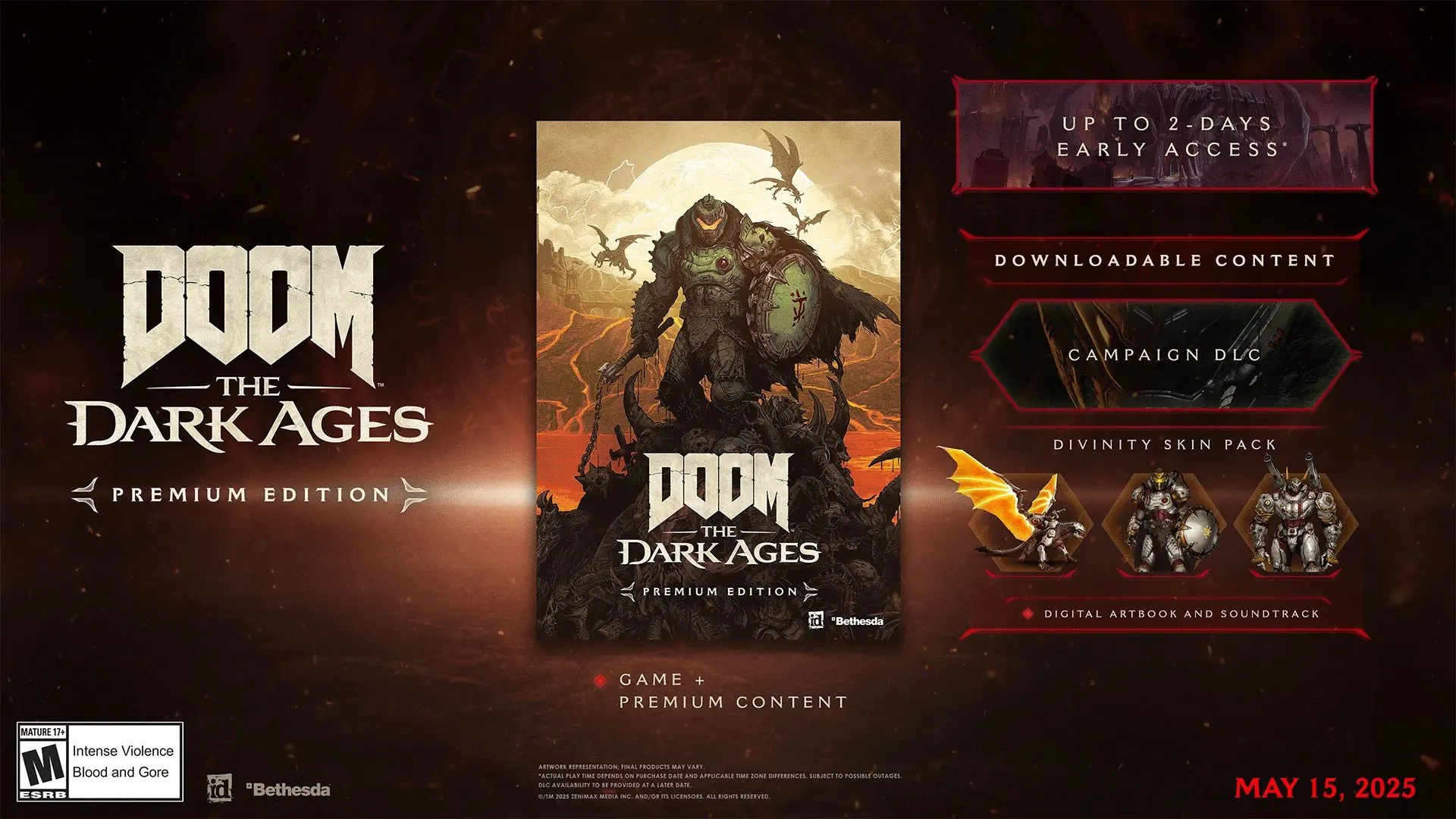 Phiên bản Premium của Doom: The Dark Ages, cho phép người chơi trải nghiệm sớm thông qua trả phí