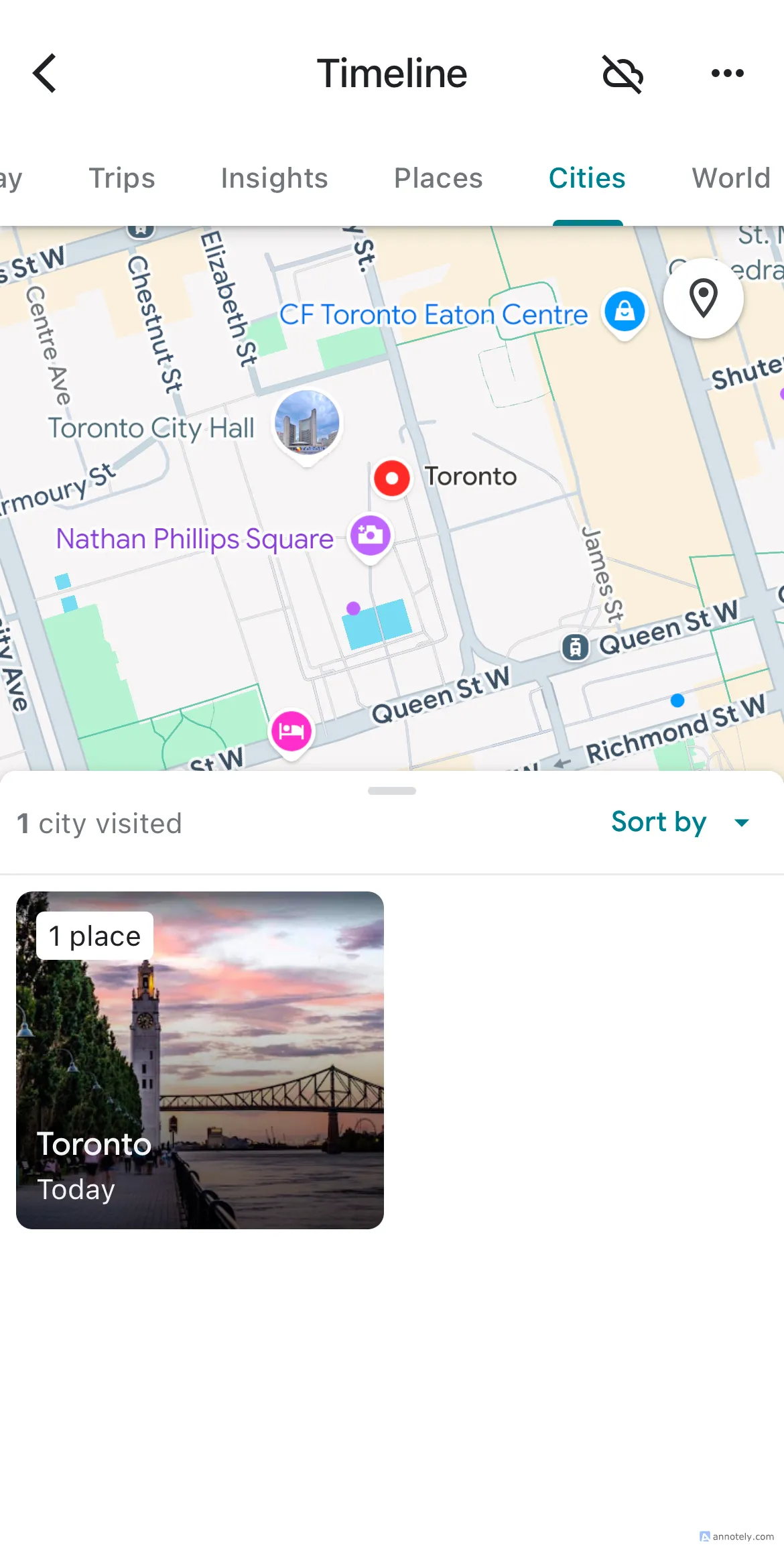 Sử dụng tính năng Dòng thời gian (Timeline) trên Google Maps để xem lại hành trình