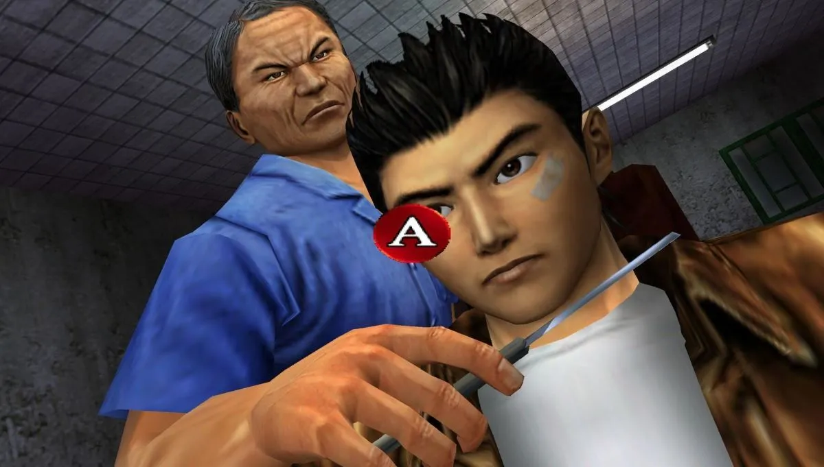 Sự kiện Quick Time Event (QTE) trên phố Dobuita trong Shenmue