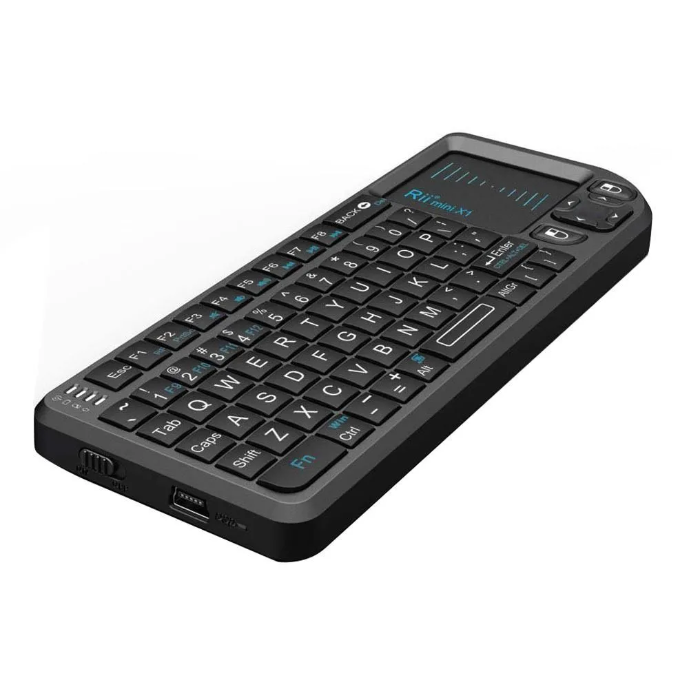 Thiết bị bàn phím và touchpad Rii mini X1.