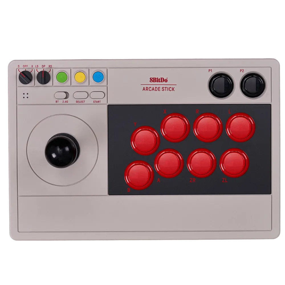 Thiết bị tay cầm arcade 8BitDo dành cho Nintendo Switch và PC.