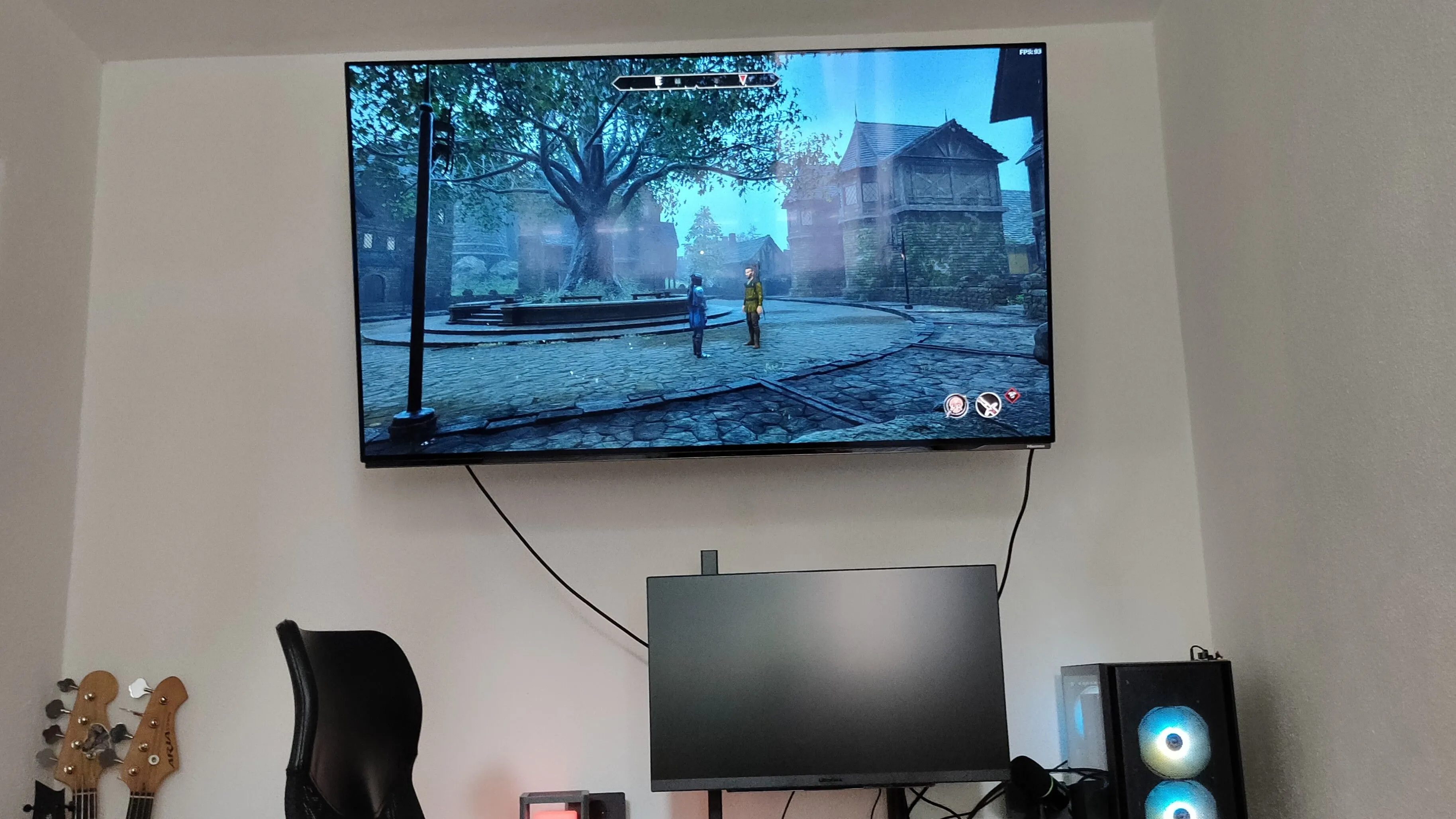 TV Hisense 55A85K 55 inch 4K 120Hz OLED kết nối PC, hiển thị game The Elder Scrolls IV: Oblivion Remastered