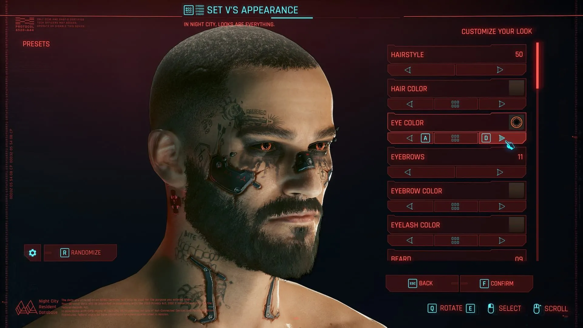 V đang được cấy ghép cybernetics vào cánh tay trong Cyberpunk 2077