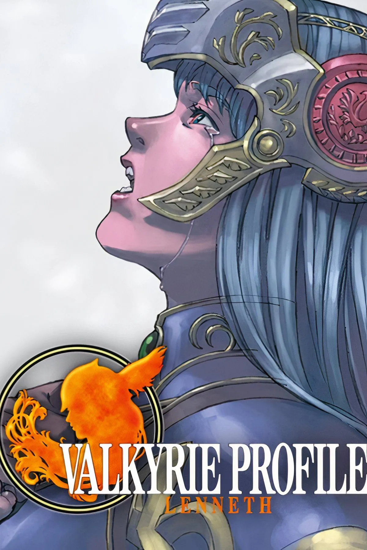 Valkyrie Lenneth đang chiến đấu trong Valkyrie Profile Lenneth, với phong cách đồ họa JRPG kinh điển và các hiệu ứng chiêu thức ấn tượng.