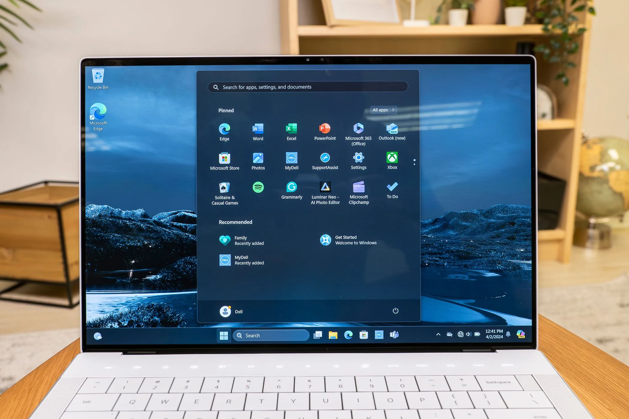 Vị trí của phần &quot;Recommended&quot; trong menu Start của Windows 11, hiển thị các gợi ý không mong muốn
