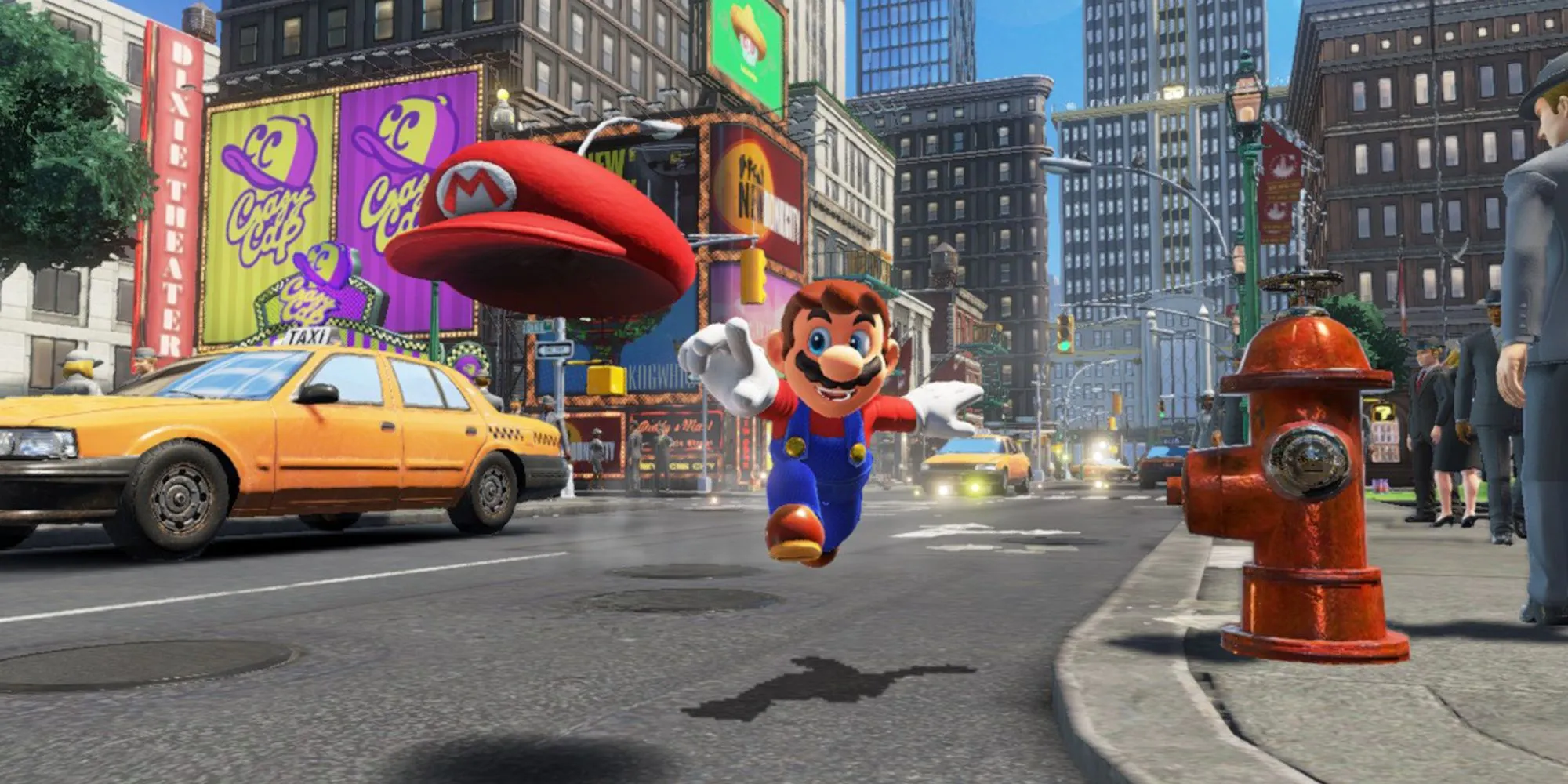Ảnh bìa game Super Mario Odyssey, một tựa game bom tấn độc quyền của Nintendo.