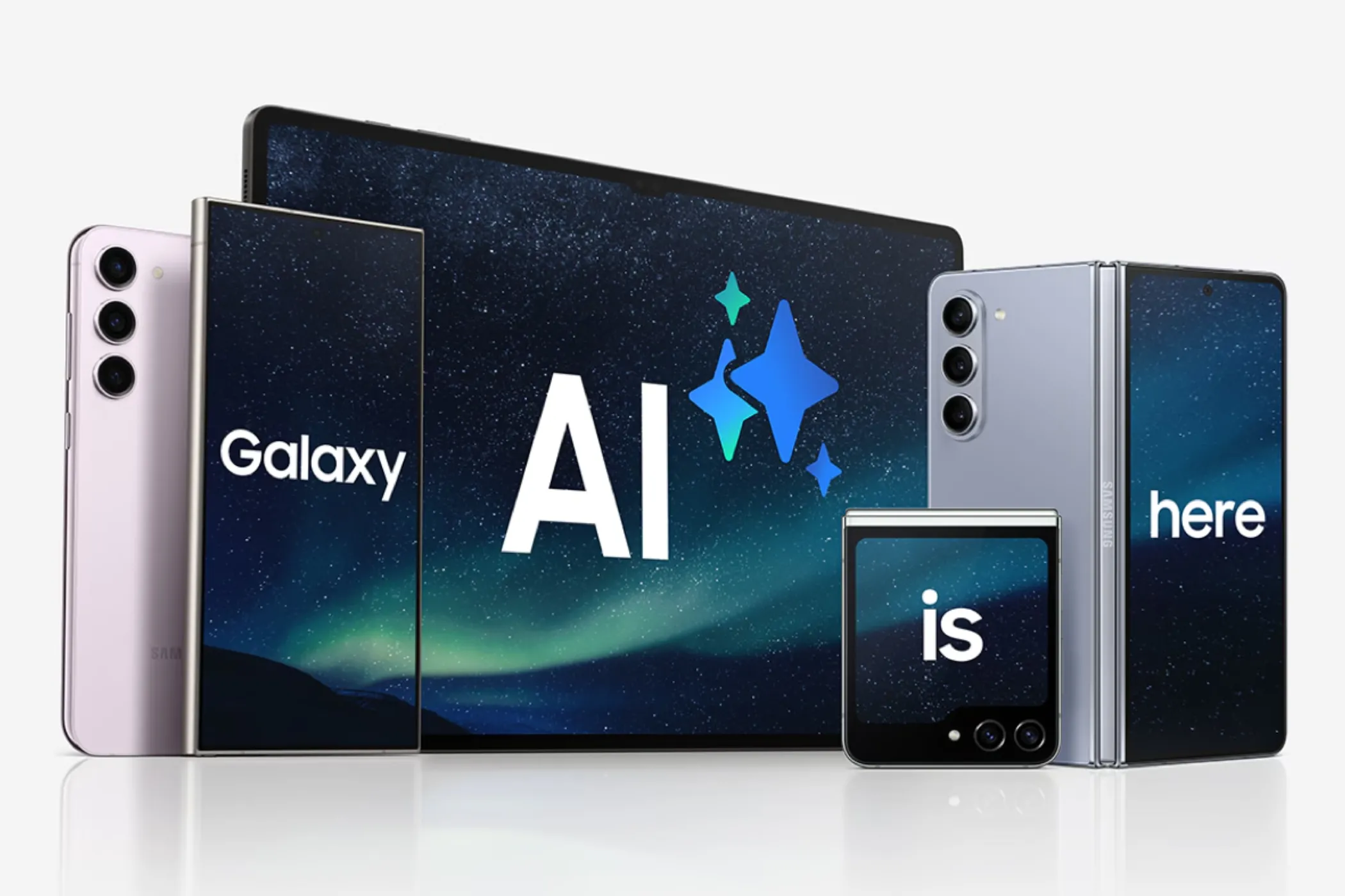 Biểu tượng Galaxy AI của Samsung, thể hiện khả năng xử lý thông minh