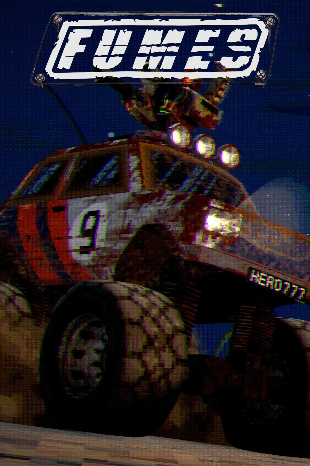 Xe độ chiến đấu trong game FUMES, lấy cảm hứng từ Mad Max, trải nghiệm lái xe hỗn loạn