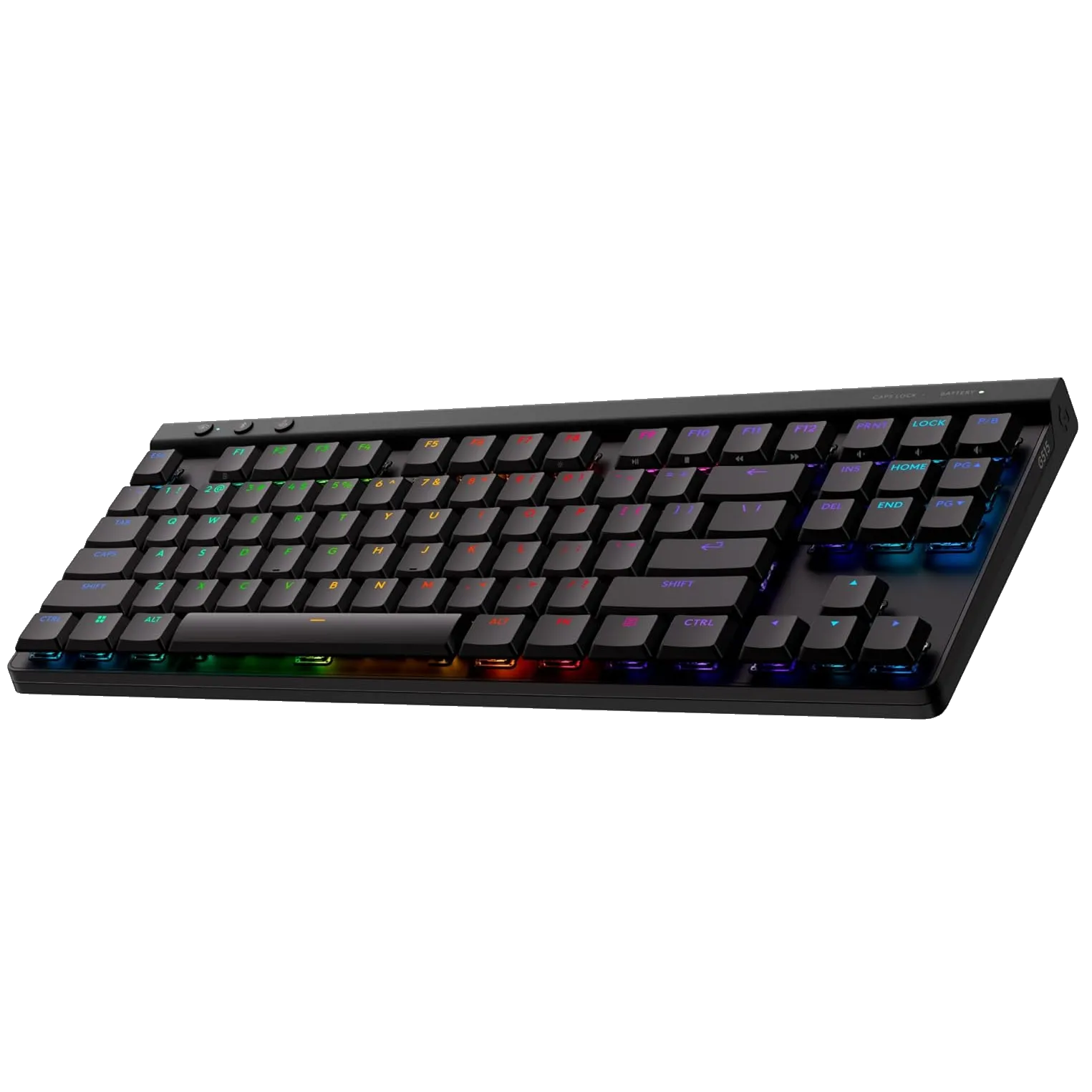 Bàn phím cơ Logitech G515 Lightspeed TKL với thiết kế mỏng nhẹ, tích hợp đèn nền RGB và công nghệ không dây tiên tiến