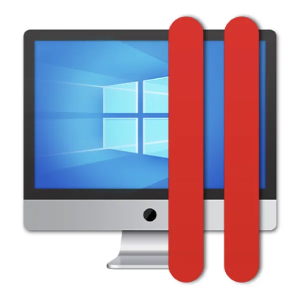 Logo chính thức của Parallels Desktop, biểu tượng phần mềm ảo hóa hàng đầu cho Mac.