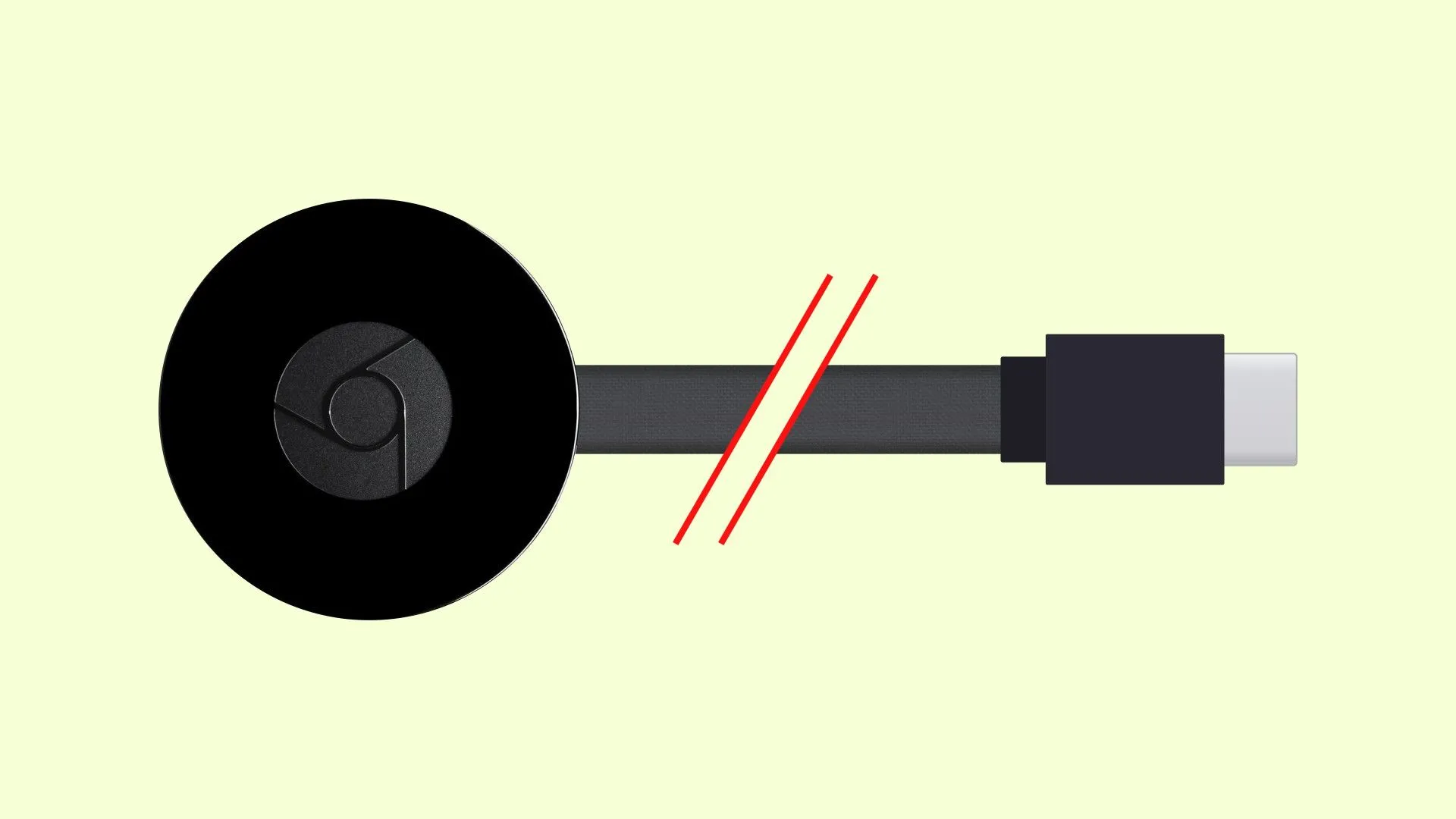 Màn hình tivi hiển thị thông báo lỗi Chromecast, cho thấy sự cố đã được khắc phục sau một tuần gián đoạn
