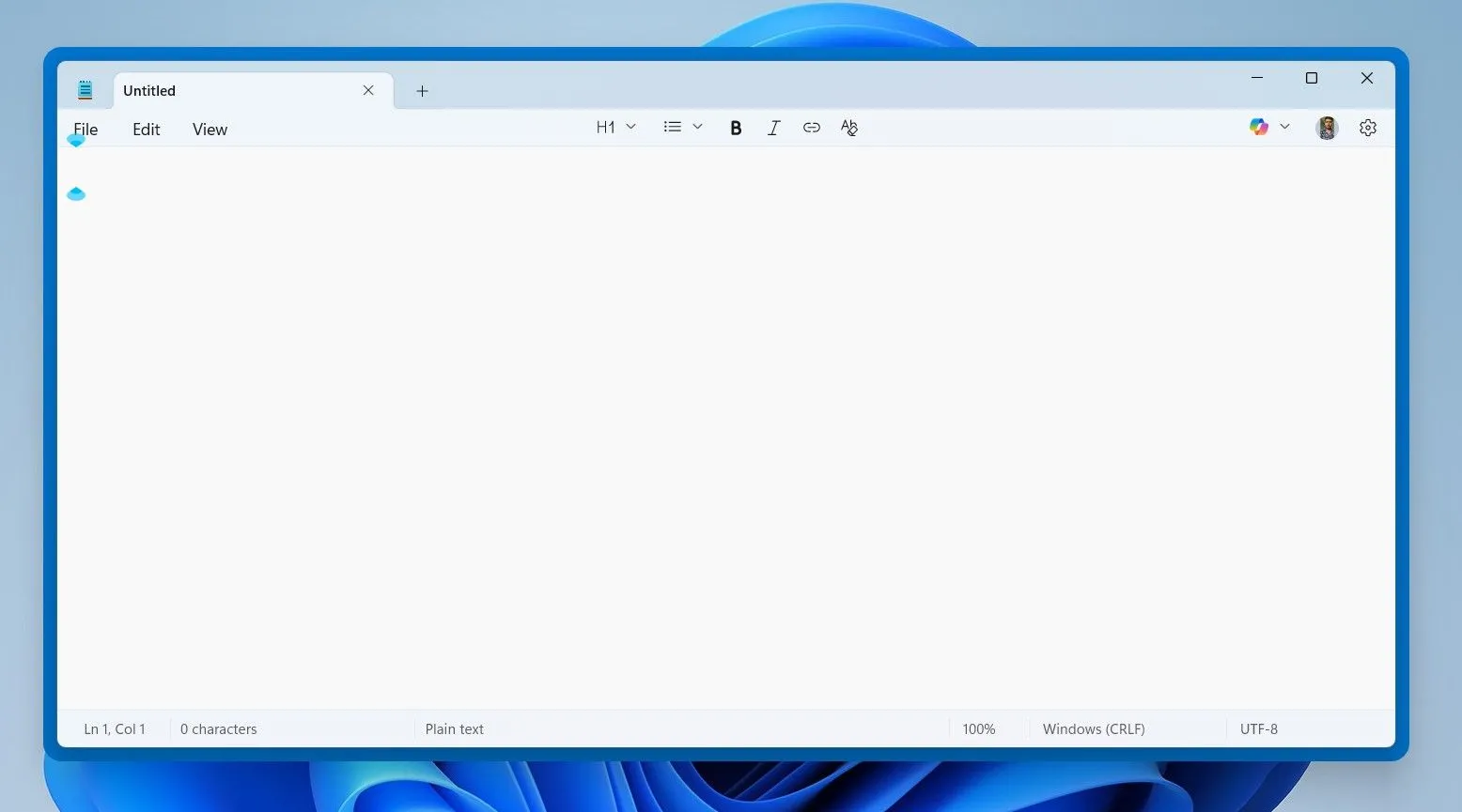 Tính năng Always On Top của PowerToys ghim cửa sổ Notepad luôn hiển thị trên các ứng dụng khác