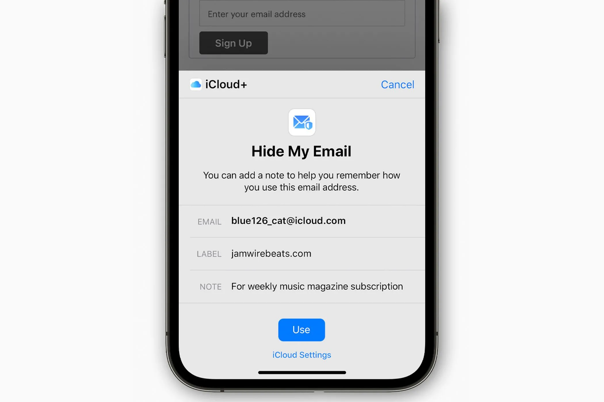 Tính năng &quot;Hide My Email&quot; trên iPhone giúp bảo vệ quyền riêng tư trước các vụ rò rỉ dữ liệu